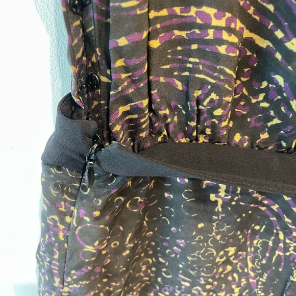 Vanessa Bruno Draped Dress - multi colour - Picture 4 of 6